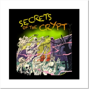 Comic Horror for halloween Secrets of the Crypt Posters and Art